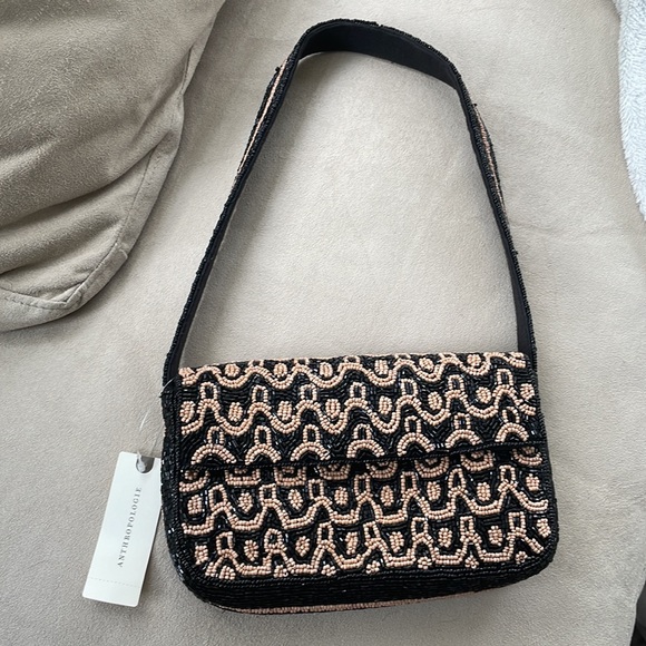 Anthropologie Handbags - The Fiona Beaded Bag: Holiday Graphic Edition